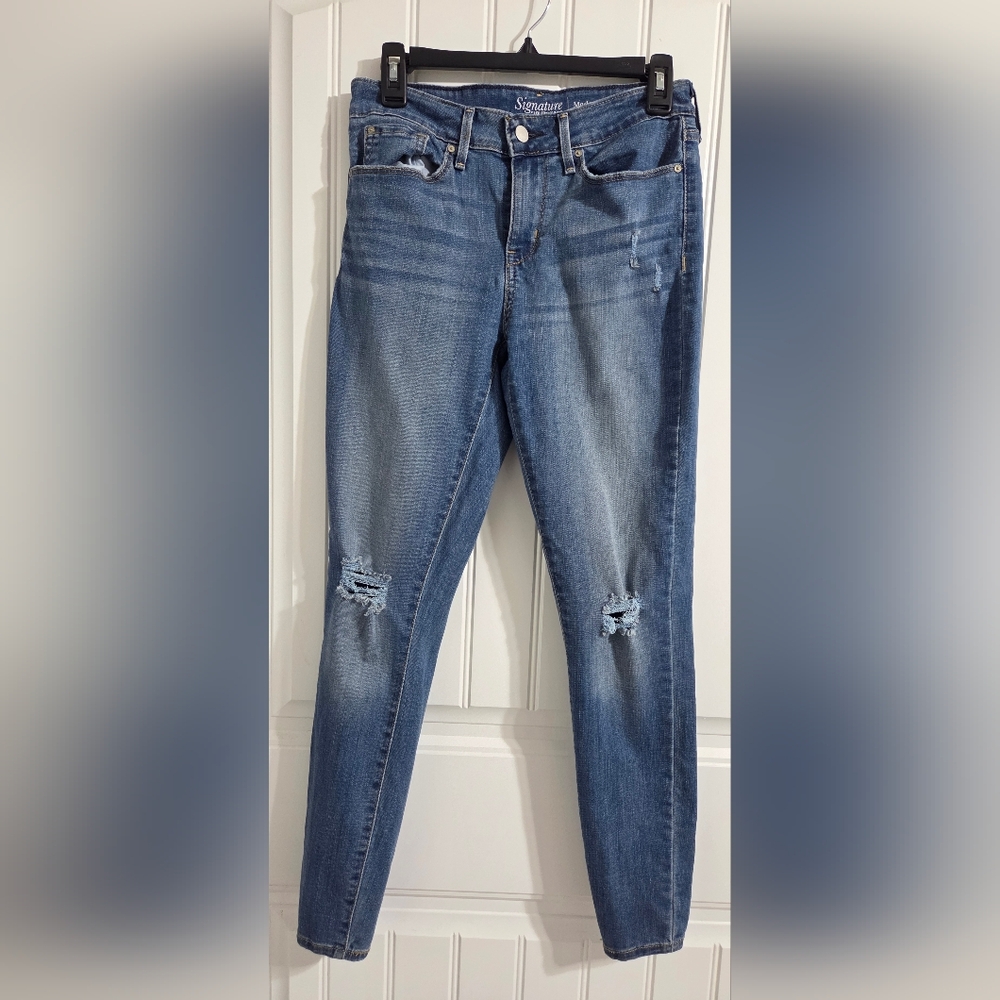 Signature by Levi Strauss Women's Blue Jeans Modern Skinny Size 4